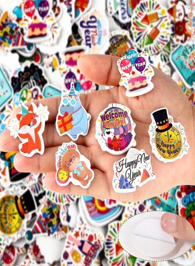 HOWAF 150pcs New Year Foam Stickers, 2026 News Years Cute Label Stickers for New Year's Eve Party Water Bottle Laptops Windows Decors, 2026 NYE Party Firework Vinyl Stickers for Kids Crafts Supplies - Image 3